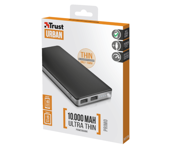 Trust Power Bank Primo Thin 10000 mAh - 573658 - zdjęcie 9